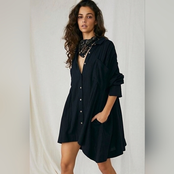 Free People Dresses & Skirts - Free People The Voyager Shirtdress Size M